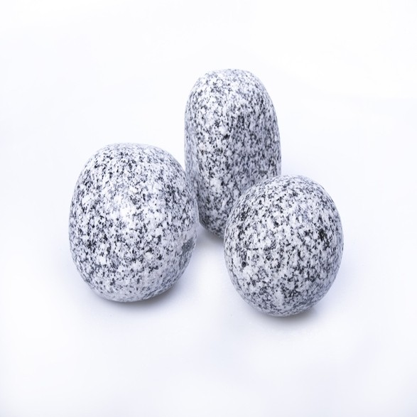 Gletscherballs 50 - 100 mm Granit| Zierkies Getrommelt Gartengestaltung Grau Garten Deko GSH