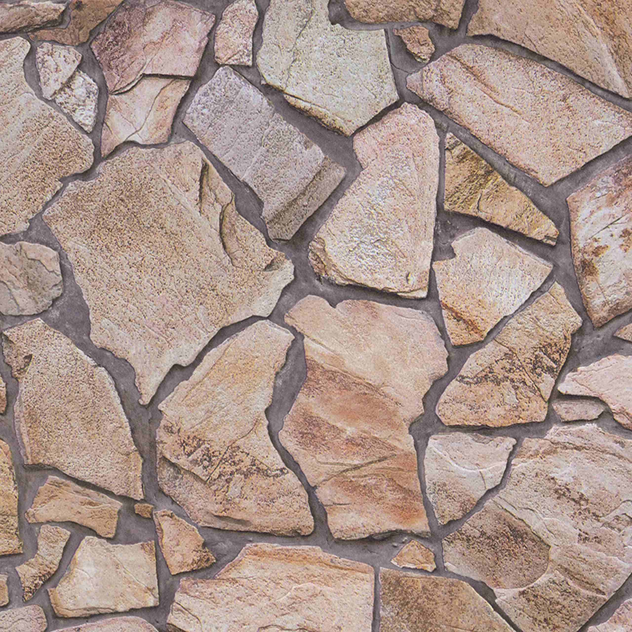 A.S. Creation | Wood'n Stone | 927316 | Vliestapete | Steinoptik | 0.53 x 10.05 m | Beige