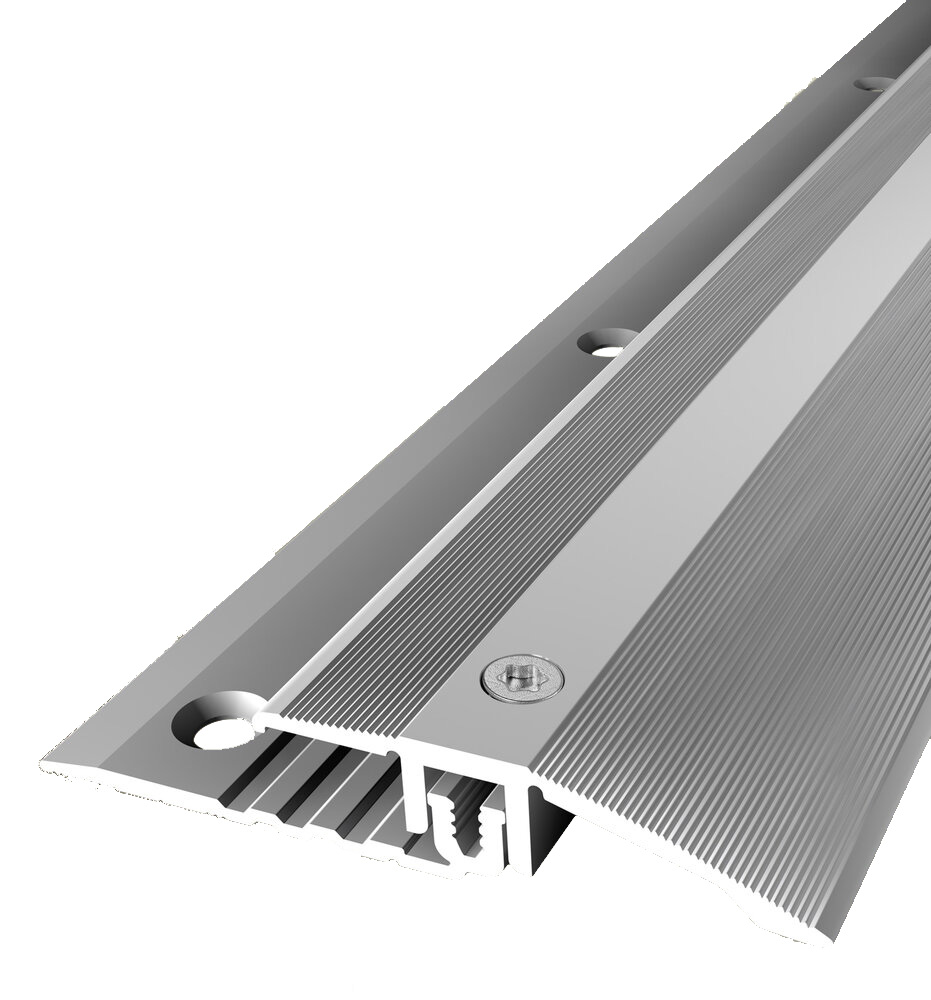 Ausgleichsprofil 11 x 40 x 1000 mm Aluminium Anpassungsprofil Höhenausgleich Silber Küberit