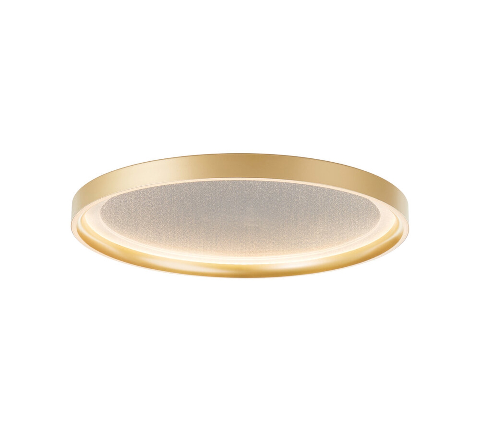 LED Deckenleuchte 4 x 42 cm Gold Metall Deckenlampe Glamour dimmbar Harmonisch