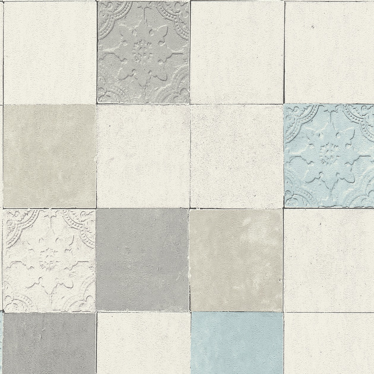 A.S. Creation | New Walls | 374061 | Vliestapete | Vintage | Retro | 0.53 x 10.05 m | Weiß