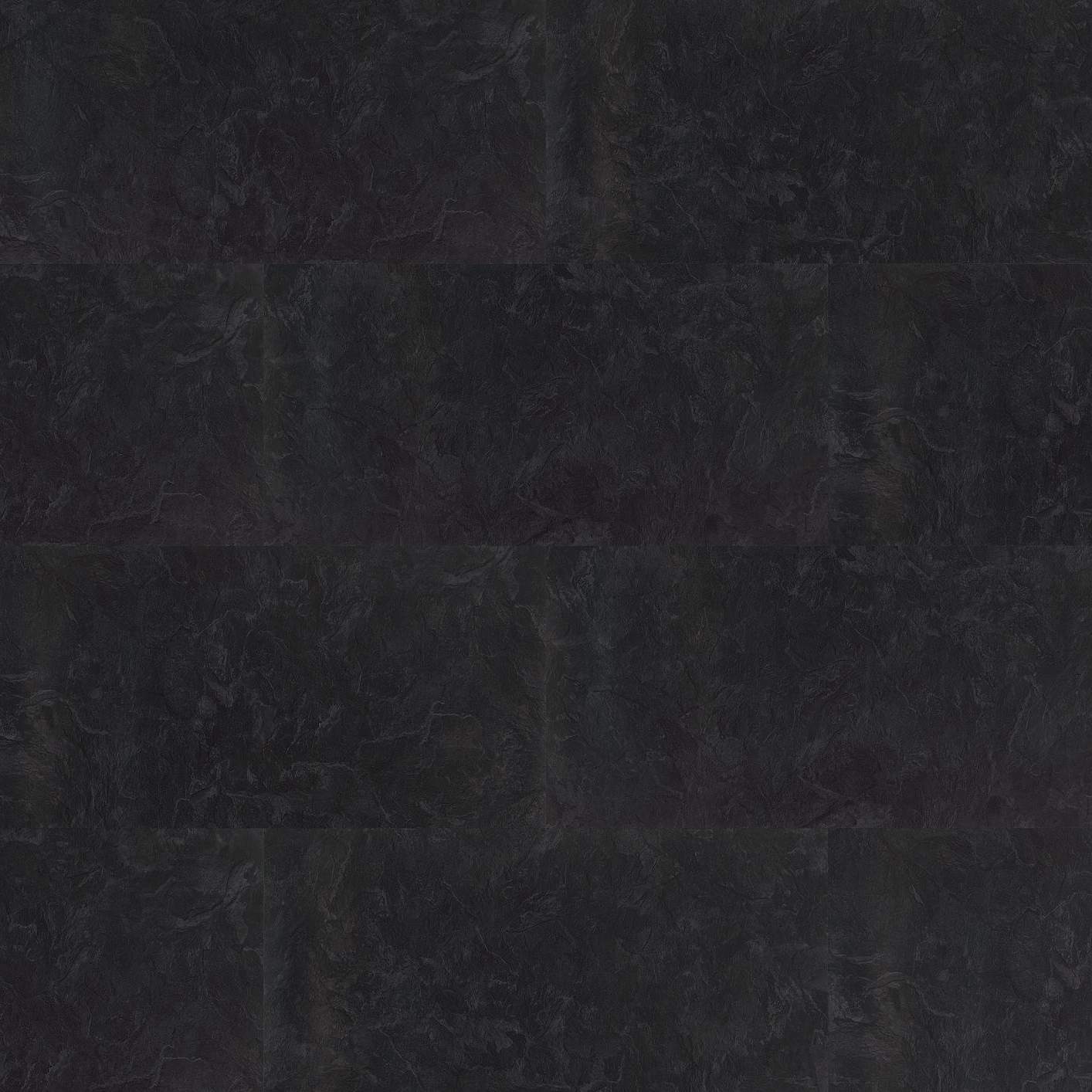 Classic Vinylboden Designbelag 950 x 480 x 2.5 mm Klebe Vinyl Steinoptik Cement Schwarz NKL42