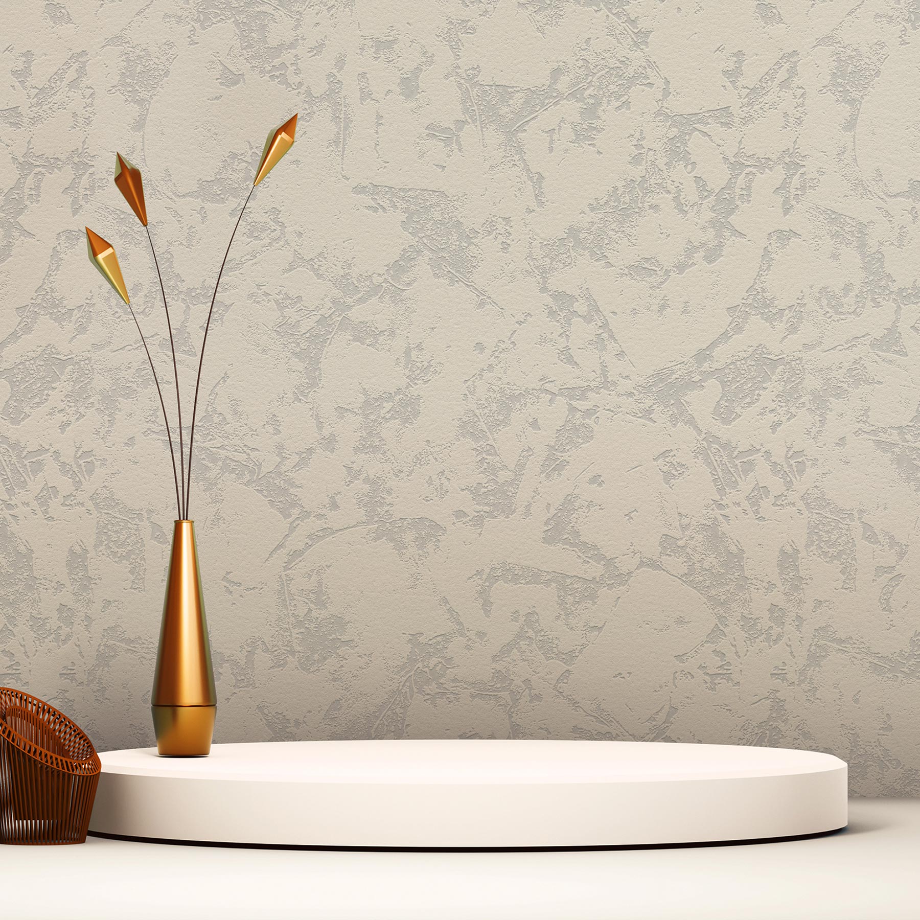 Tapete Uni M1-No.3589 Vliestapete Weiß Tapete Einfarbig Unitapete