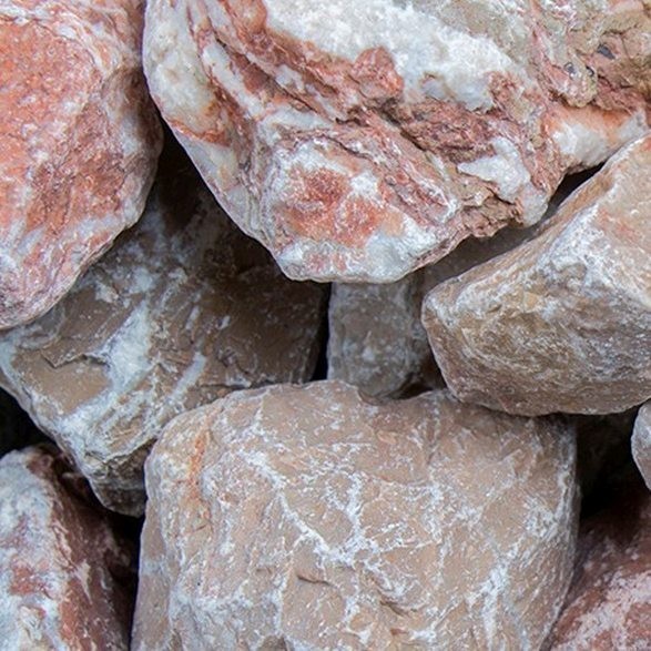 Alazana 45 - 60 mm Steinschlag Marmor Naturstein Braun Beige Gartengestaltung GSH