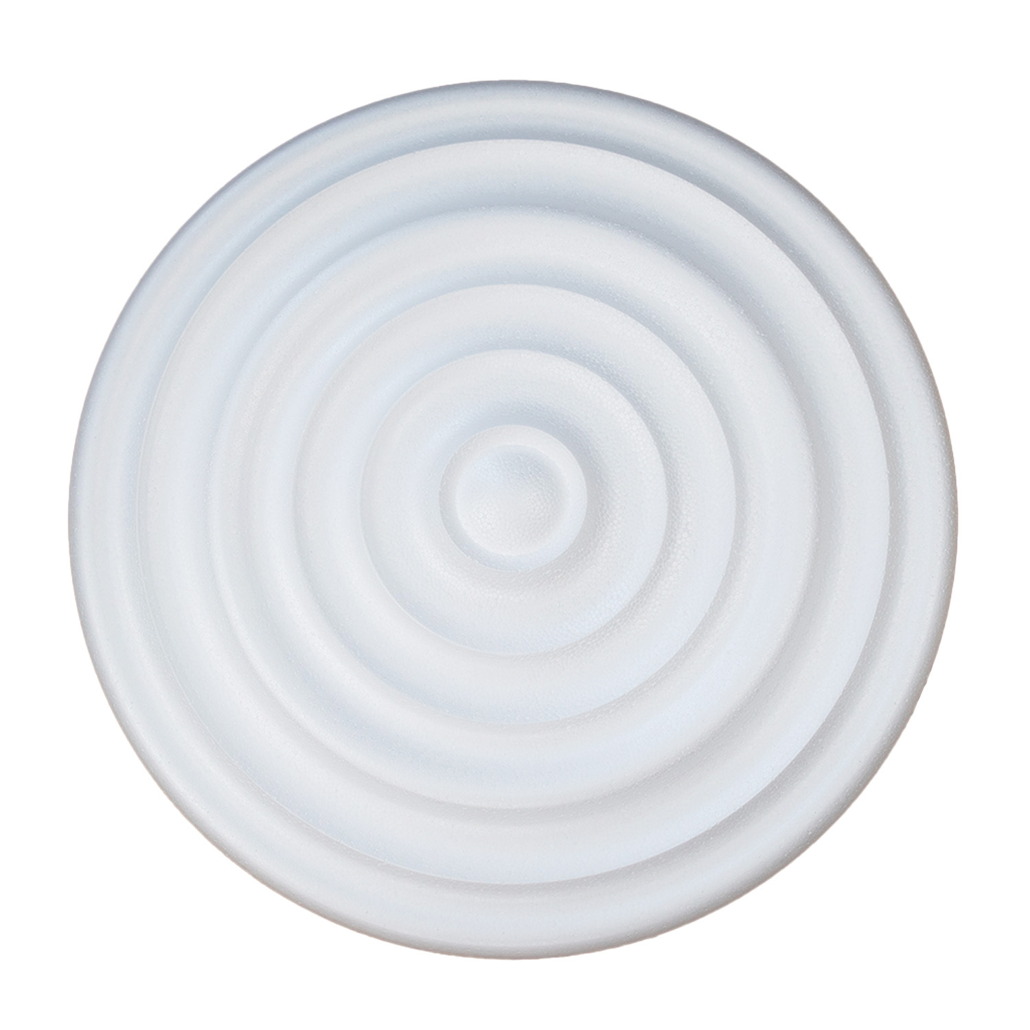 Marbet | Deckenrosette "R1" | Ø 40 cm | Styropor | weiß