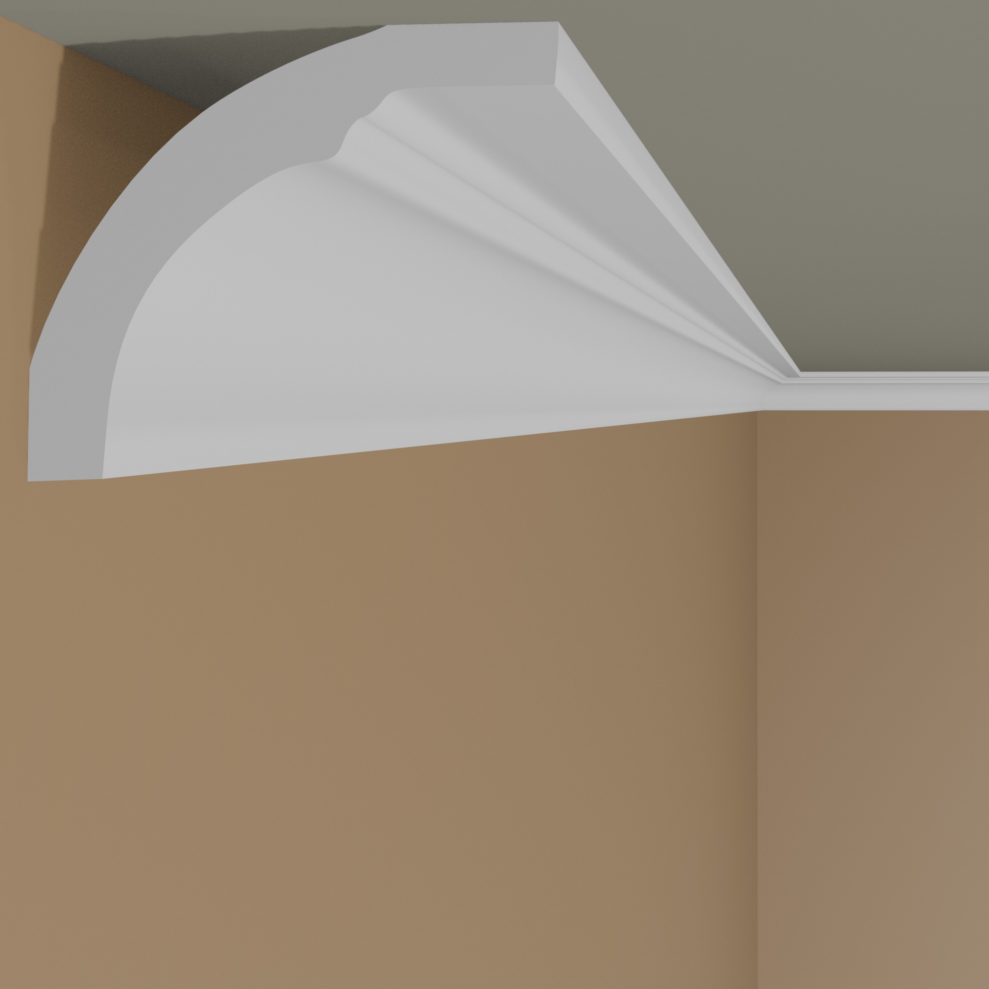 Mardom Deckenleiste MDB136 Profoam 40 x 40 x 2000 mm Weiß Stuckleiste Mini