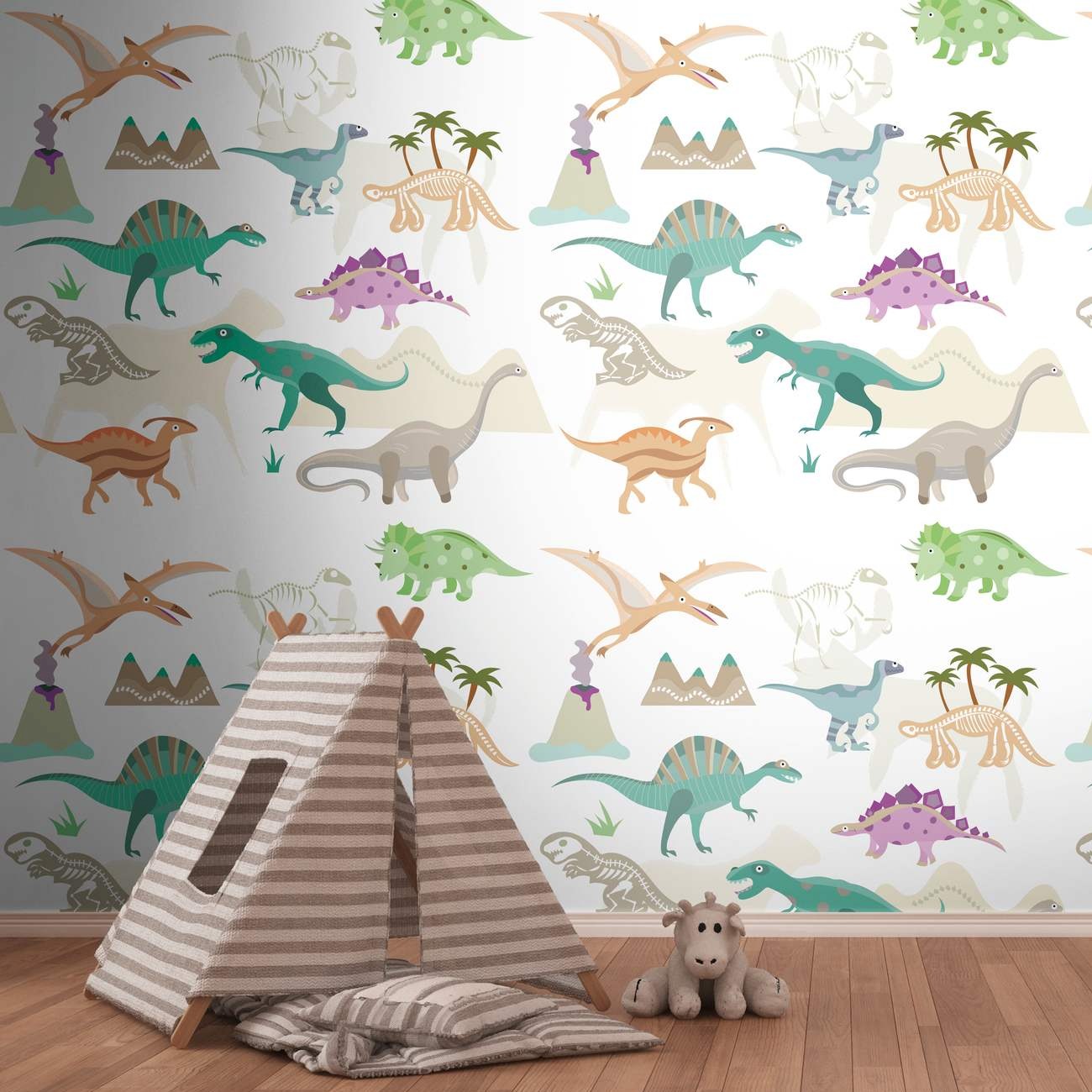 A.S. Creation Fototapete The Wall II 391941 Ein Motiv pro Rolle Kinderzimmer Bunt