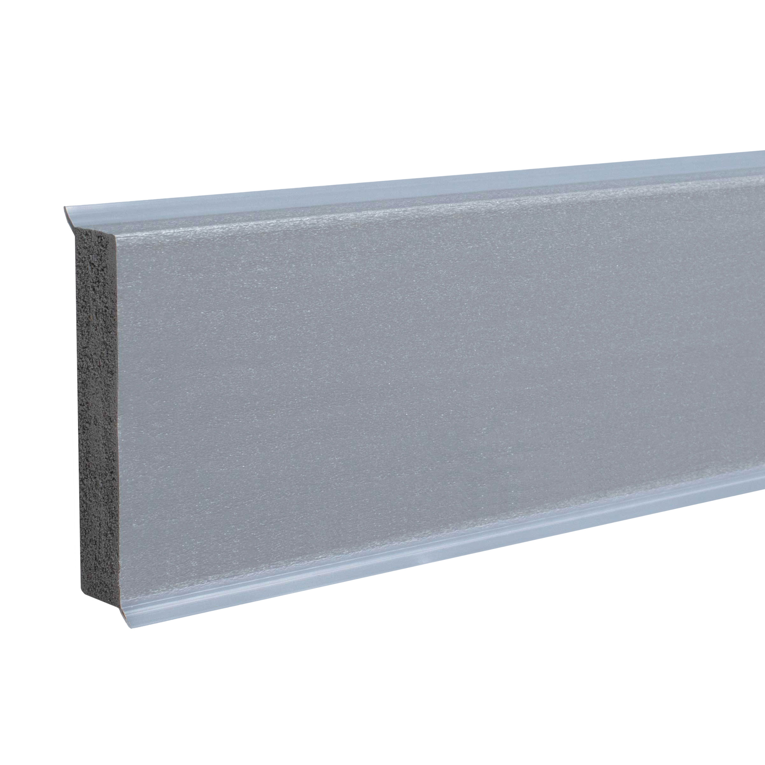 PVC | Sockelleiste | Hartschaum | Fußleiste | Monopoli | 12 x 60 x 2500 mm | glatt | versch. Farben