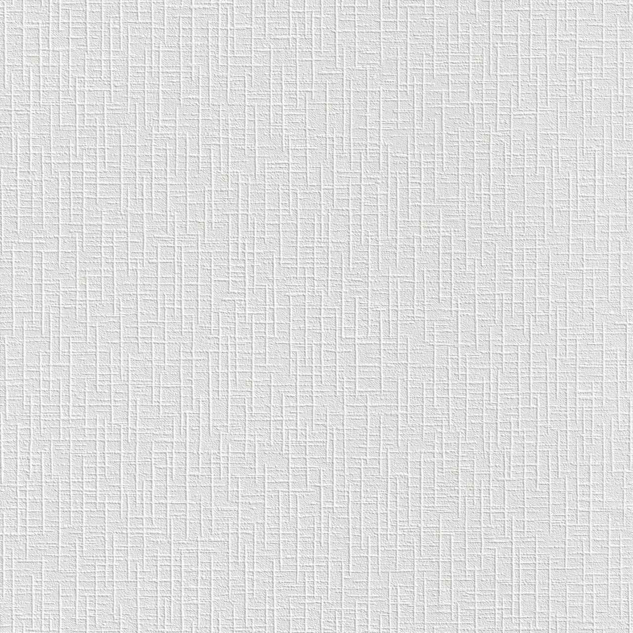 Rasch | Wallton | 165302 | Vliestapete | Einfarbig | Uni | 0.53 x 10.05 m | Weiß