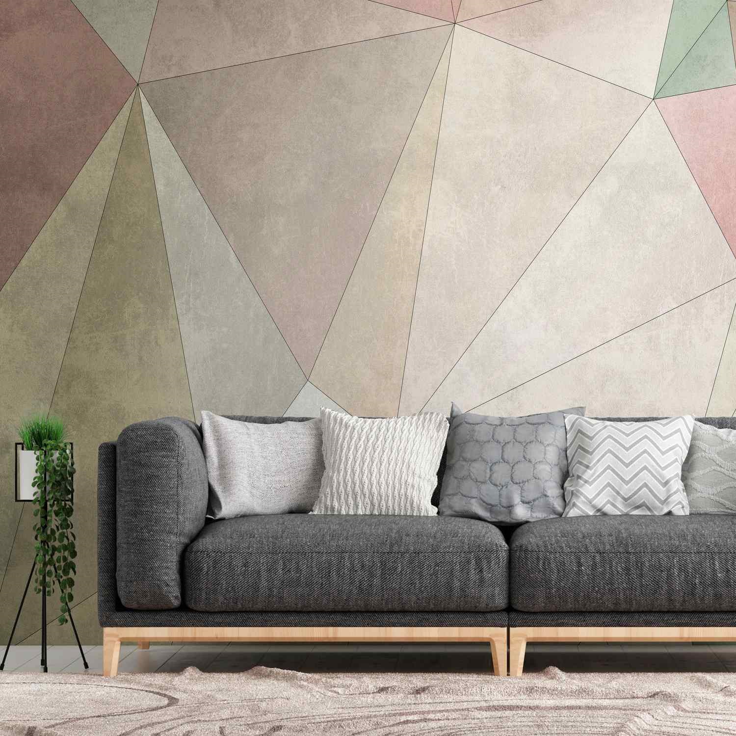 A.S. Creation Fototapete The Wall 382861 Ein Motiv pro Rolle Geometrisch Bunt