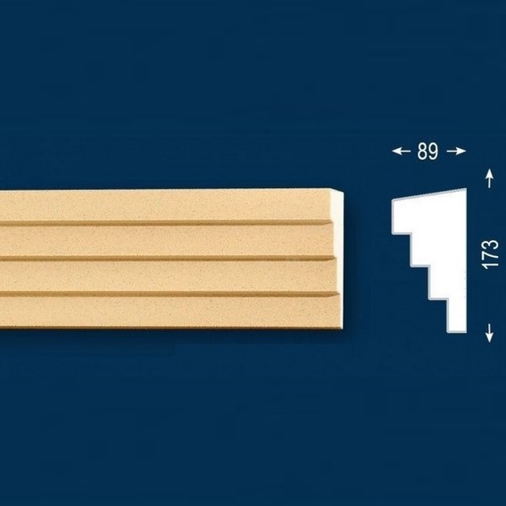 Wiesemann | Fassadenelement "FP33-b" | Endstück links | Fassadenstuck | Beschichtet