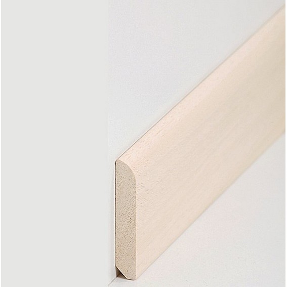 Sockelleisten "Würzburg" - Abachi roh (Massivholz / 15.1.56.1)