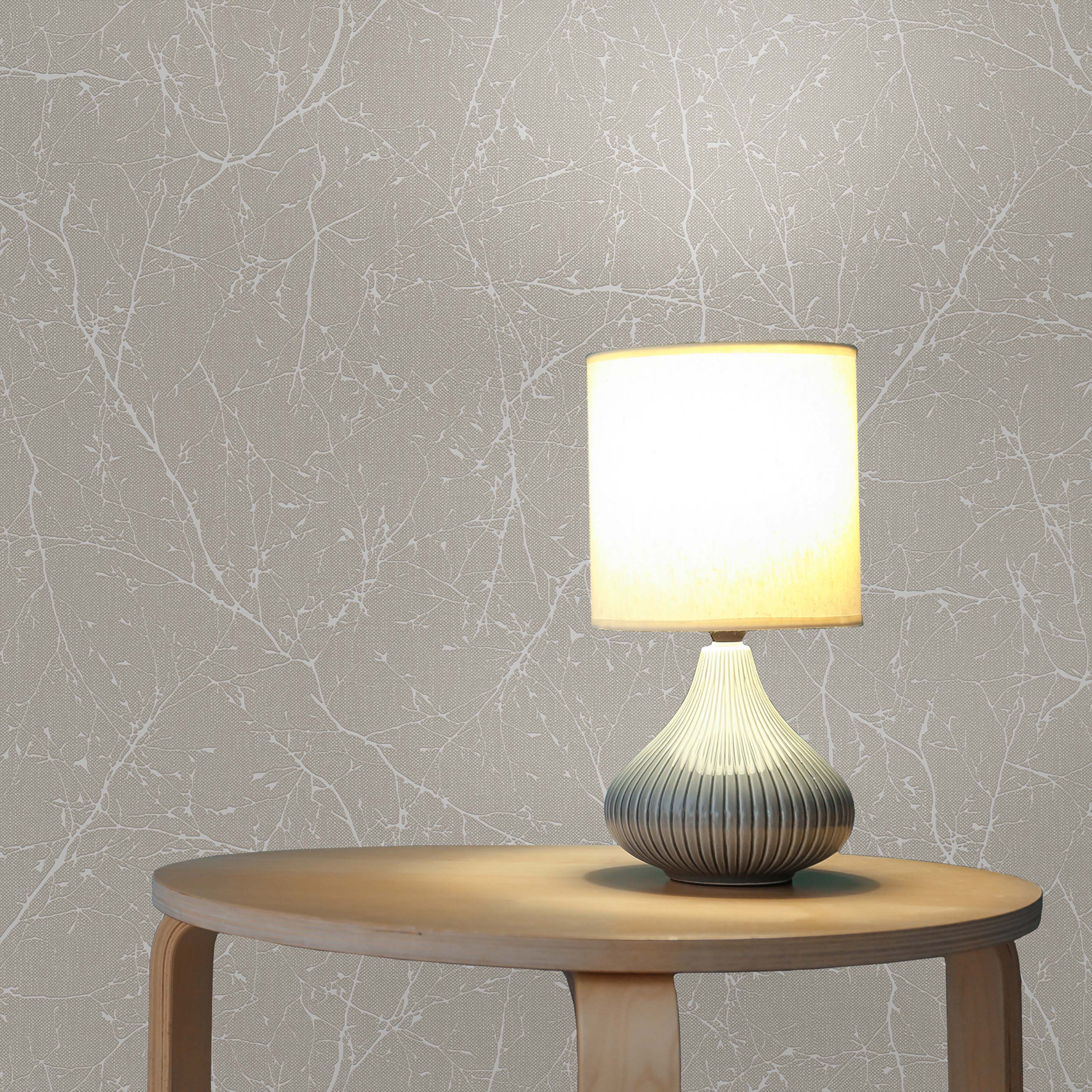 Tapete Küche M1-No.37 | Vliestapete | Beige | Weiß | Naturtapete | Struktur