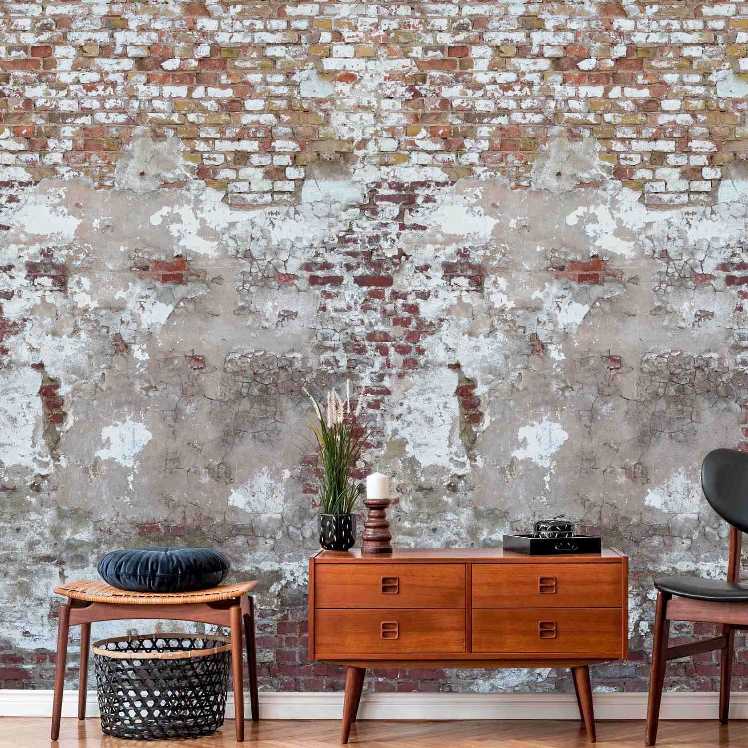 A.S. Creation Fototapete The Wall II 392501 Ein Motiv pro Rolle Steinoptik Beige