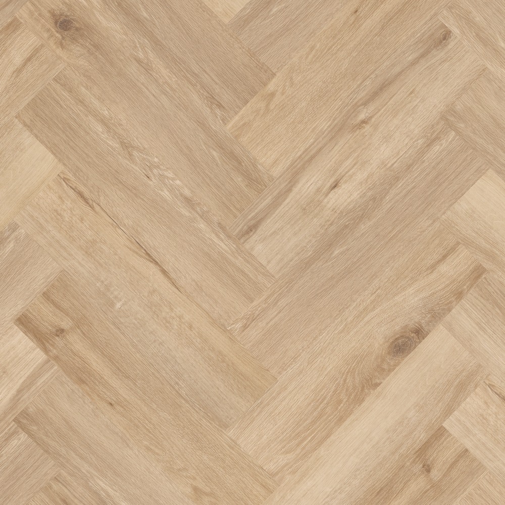 Vinylboden AMARON Herringbone Wembley Eiche 592 x 148 x 5 mm Klickvinyl Braun NKL42