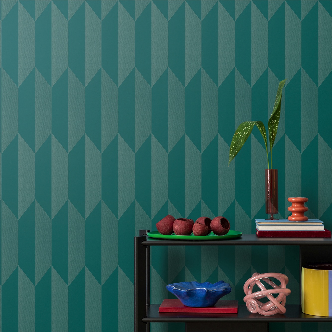 Vliestapete 790867 Blau 3D geometrisch CosmoLiving by Cosmopolitan A.S. Creation