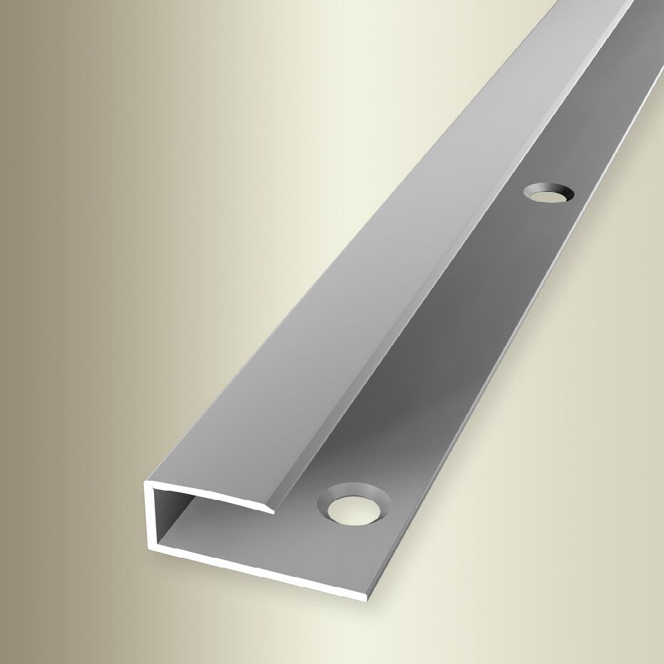 Küberit Einfass- & Abschlussprofile B 23 mm L 2700 mm Einfasshöhe 6 - 15.5 mm Alu elox
