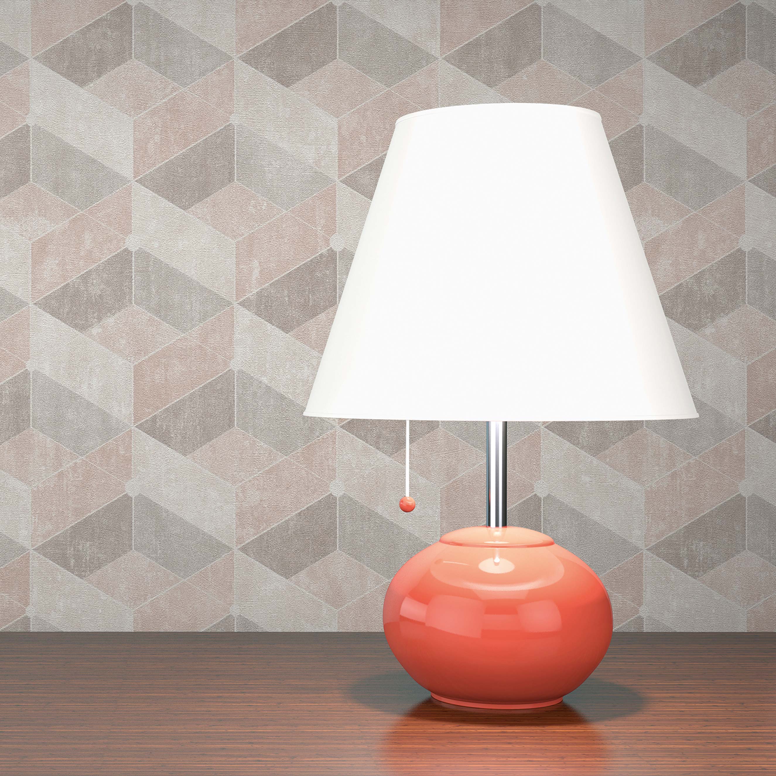 Tapete Grafik Mauro M1-No.807 Vliestapete Beige Creme 3D Tapete Modern