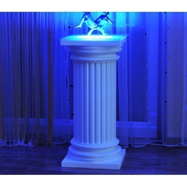 Dekosäule Lipari 166 mit LED blau