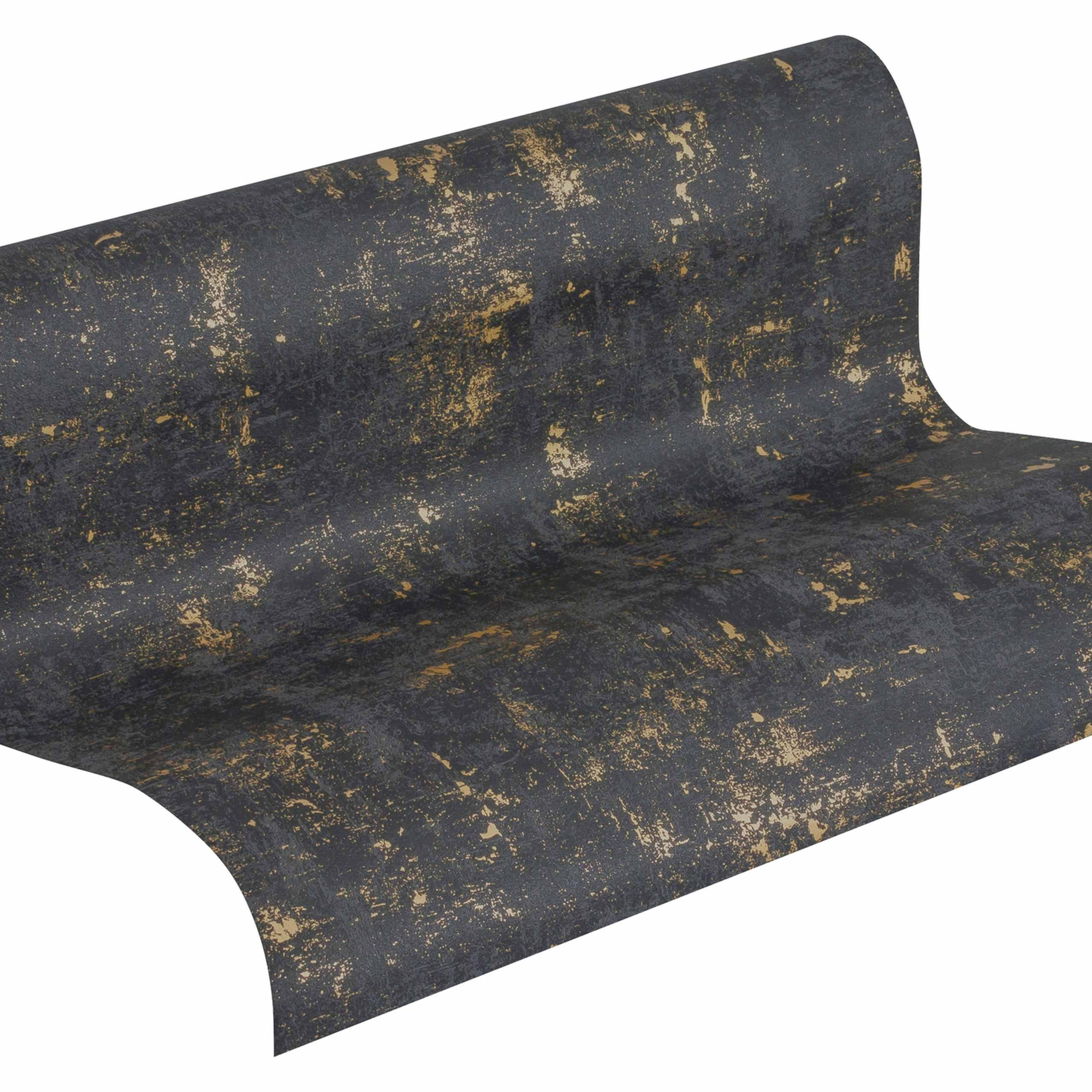 A.S. Creation | Blooming | 230782 | Vliestapete | Einfarbig | Uni | 0.53 x 10.05 m | Grau