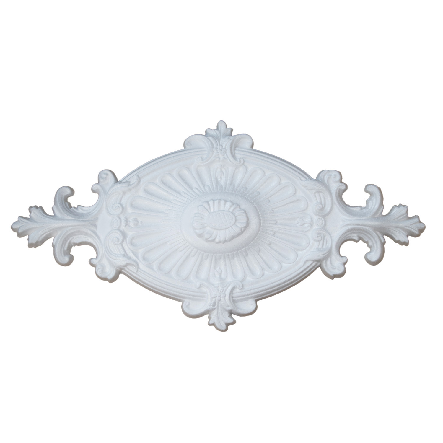 Marbet | Stuckrosette "R11" | Ø 59 x 31cm | Styropor | weiß
