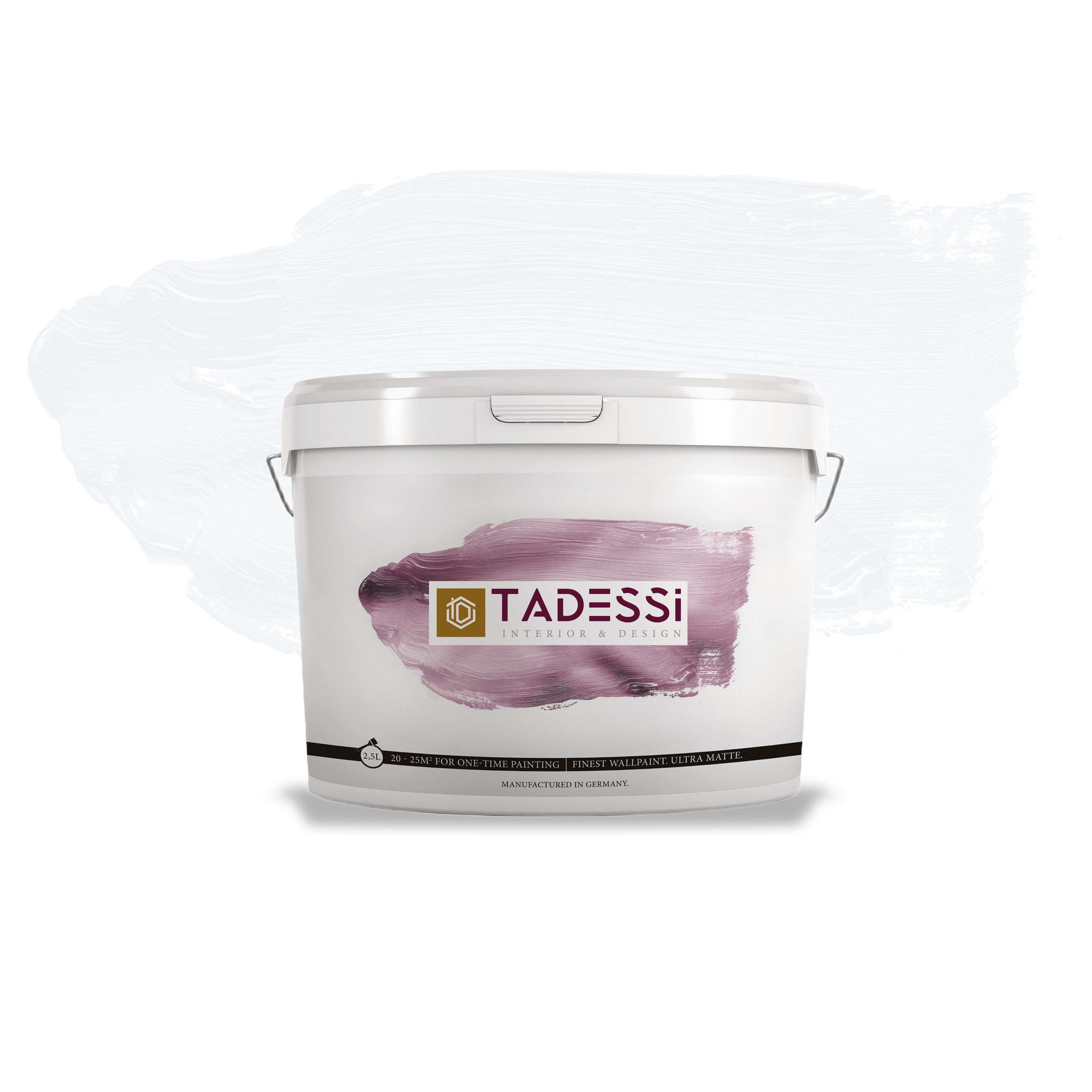 TADESSI Color Vista - Wandfarbe Weiß - Matte Innenfarbe - Hochwertige Dispersionsfarbe