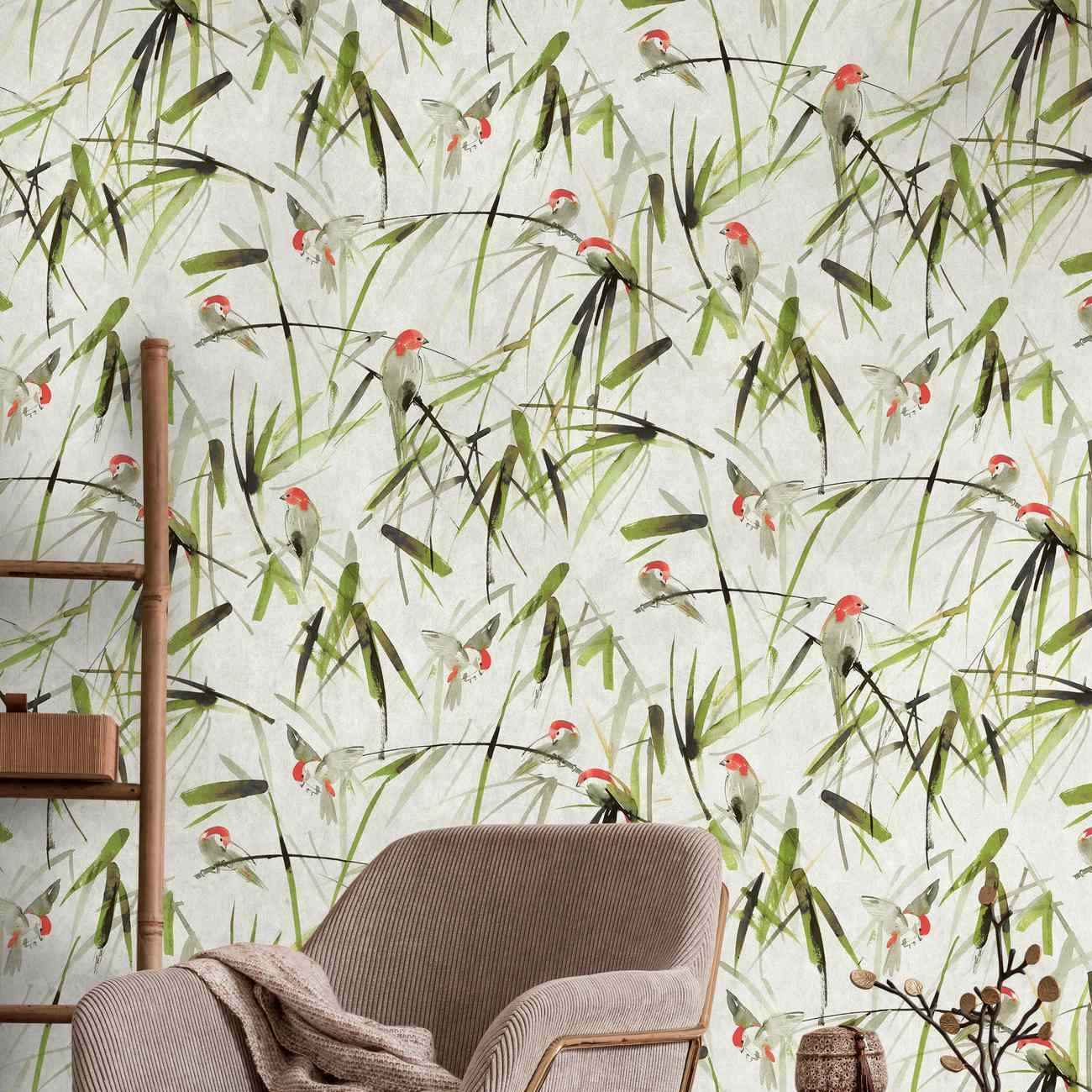 A.S. Creation Fototapete The Wall II 393121 Ein Motiv pro Rolle Botanisch Beige