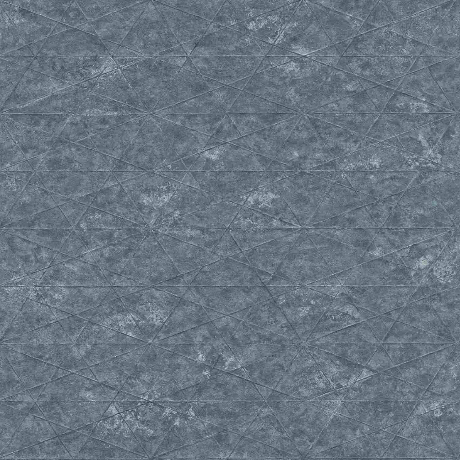 Rasch | Composition | 554366 | Vliestapete | Muster & Motive | 0.53 x 10.05 m | Blau