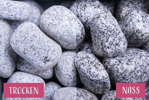 Gletscherkies 25 - 50 mm Granit| Zierkies Getrommelt Gartengestaltung Grau Garten Deko GSH