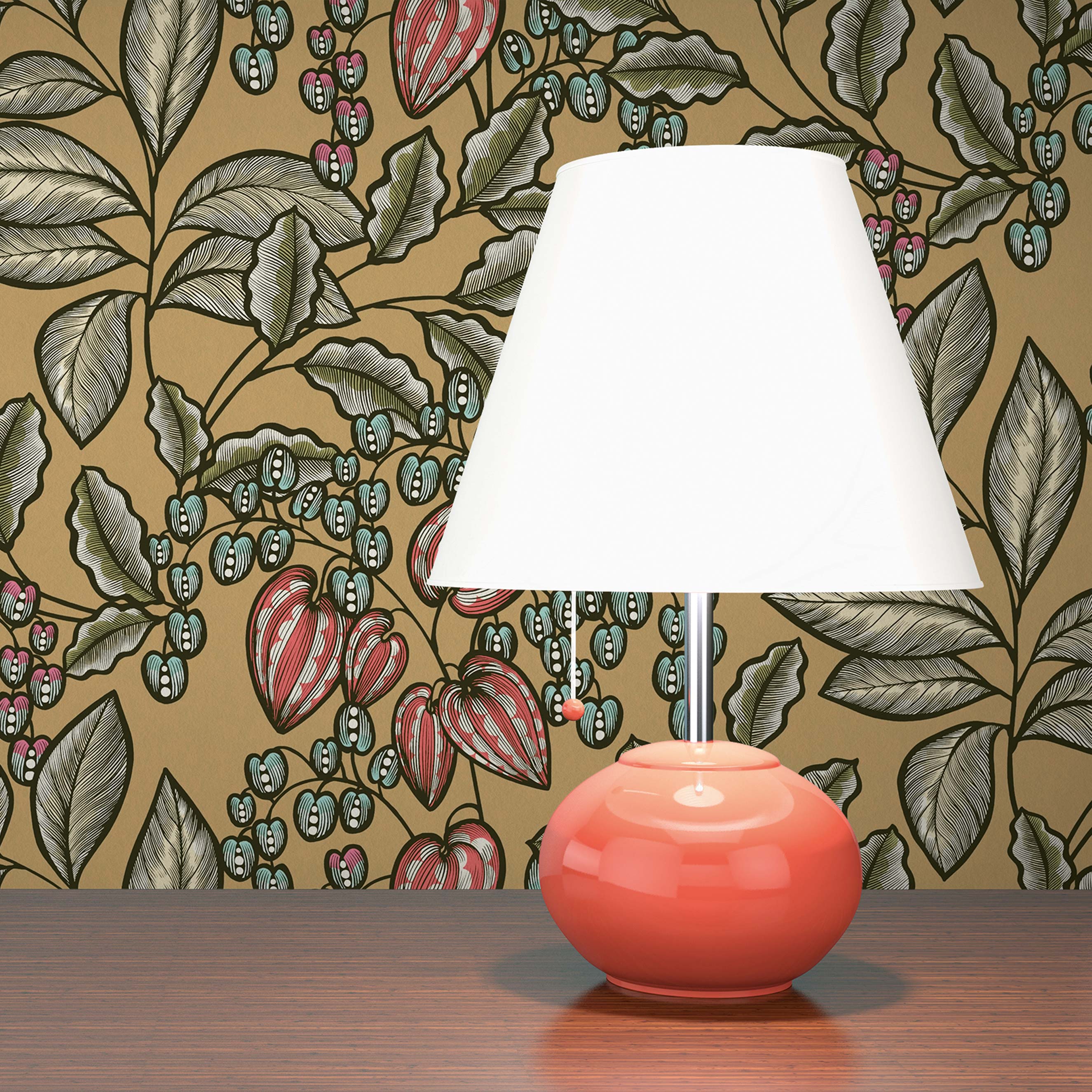 Tapete Blumen Mario M1-No.1448 | Vliestapete | Gelb | Grün | Floral | Natur