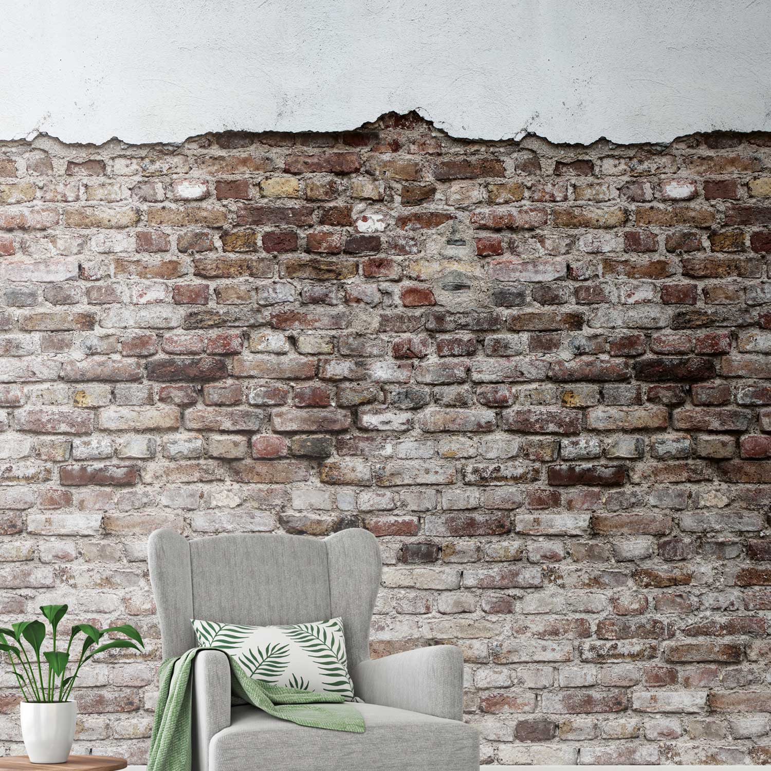 Tadessi Fototapete Steinoptik M1-No.10249 Digitaldruck Tapete Grau Schwarz - Vintage Loft Industrial