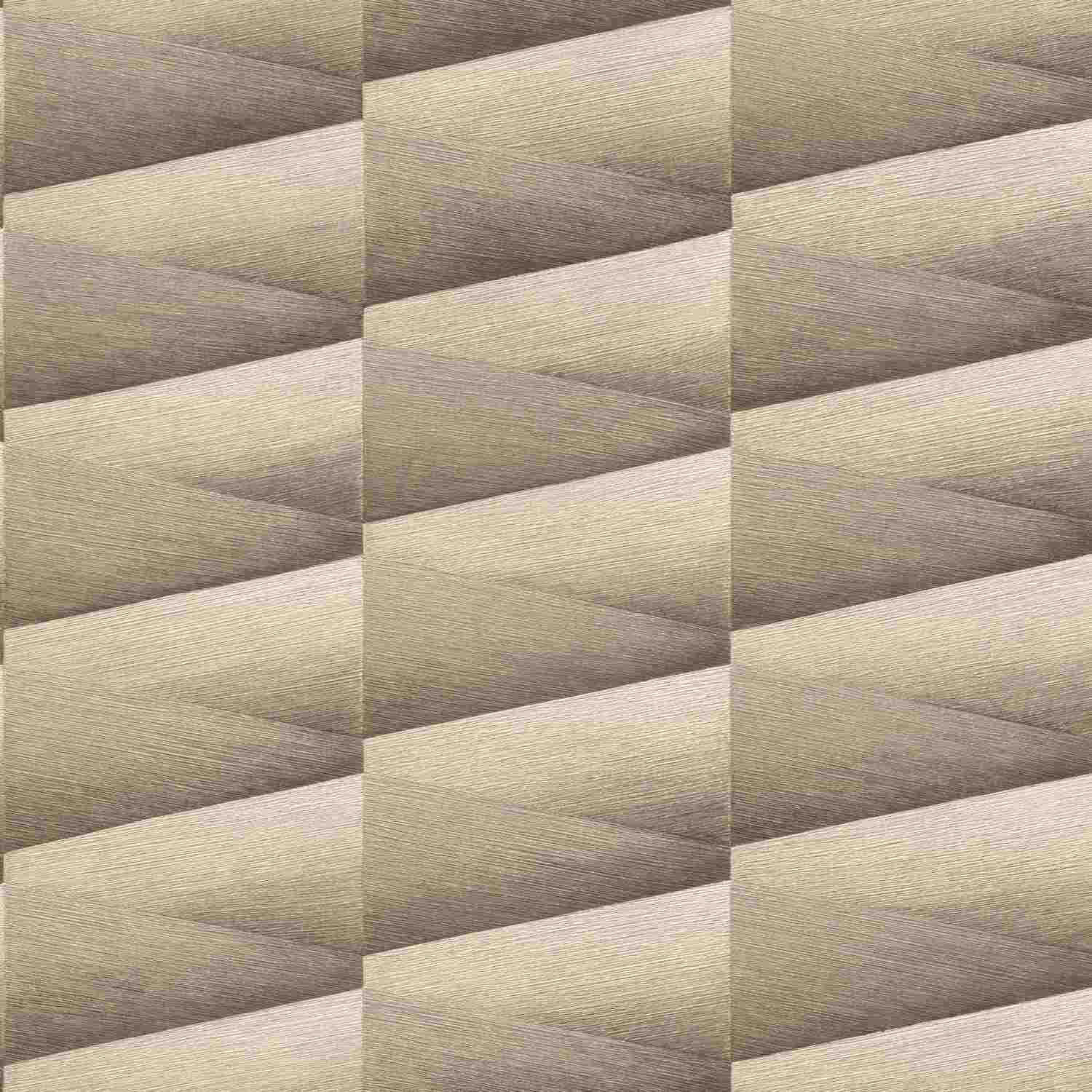 Rasch | Composition | 554649 | Vliestapete | 3D Optik | 0.53 x 10.05 m | Braun