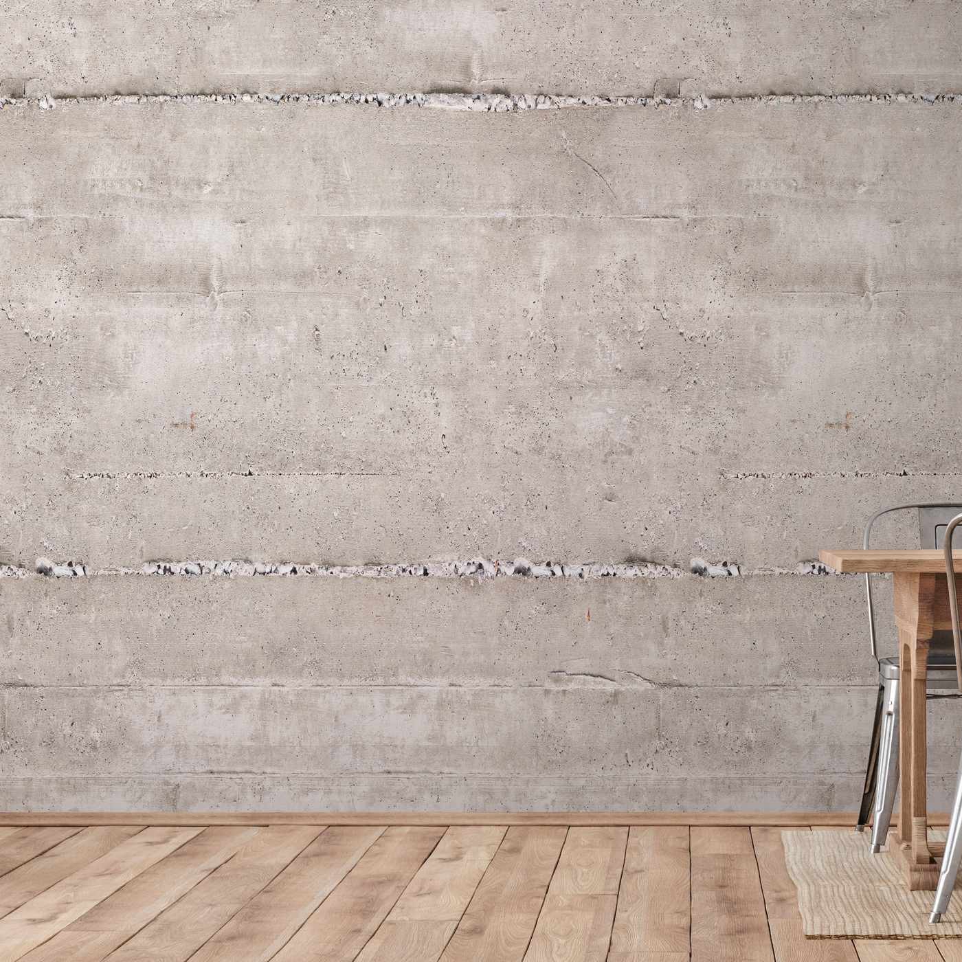 A.S. Creation Fototapete The Wall II 392521 Ein Motiv pro Rolle Betonoptik Grau