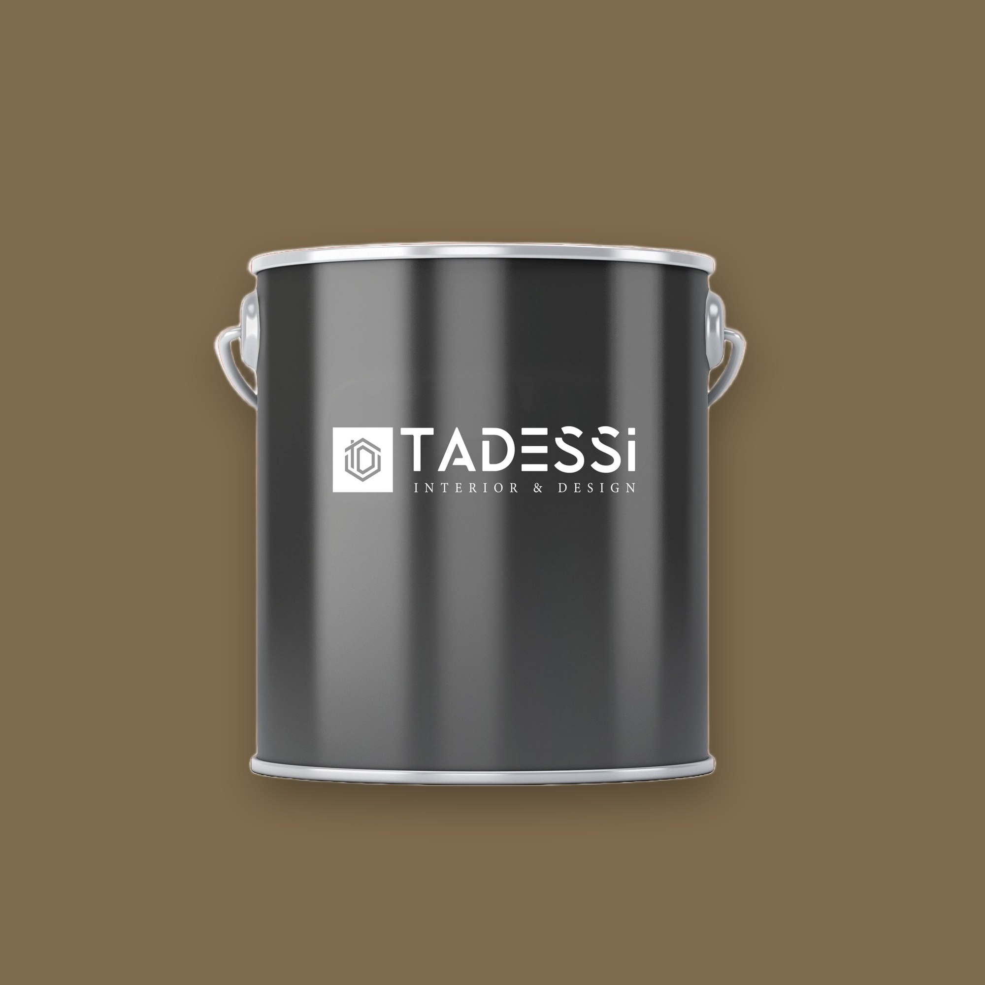 TADESSI Wall Select Wandfarbe Braun - Karamellbraun - Hochwertige Innenfarbe - Intensive Farbkraft