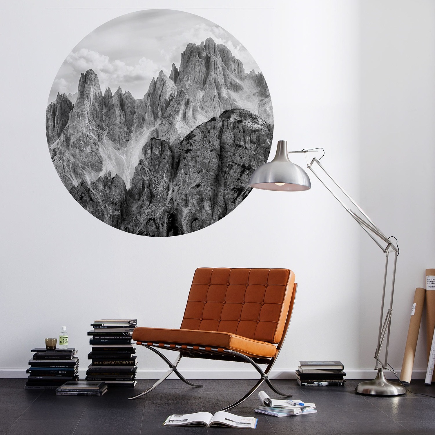 Komar Fototapete Disney Dot Torres 125 x 125 cm Vlies Selbstklebend Torres Berge Klettern Felsen