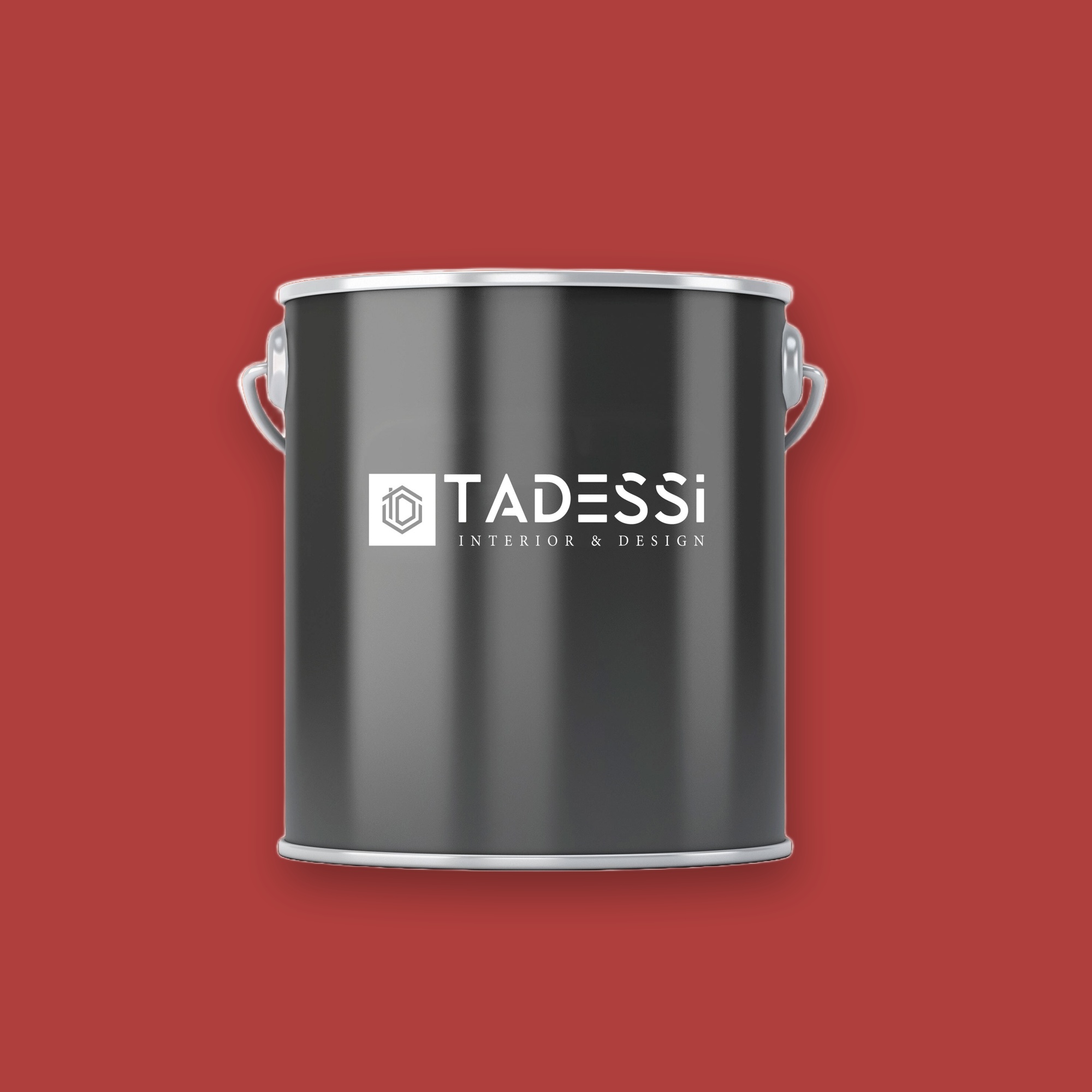 TADESSI Wall Select Wandfarbe Rot - Granatapfelrot - Hochwertige Innenfarbe - Intensive Farbkraft