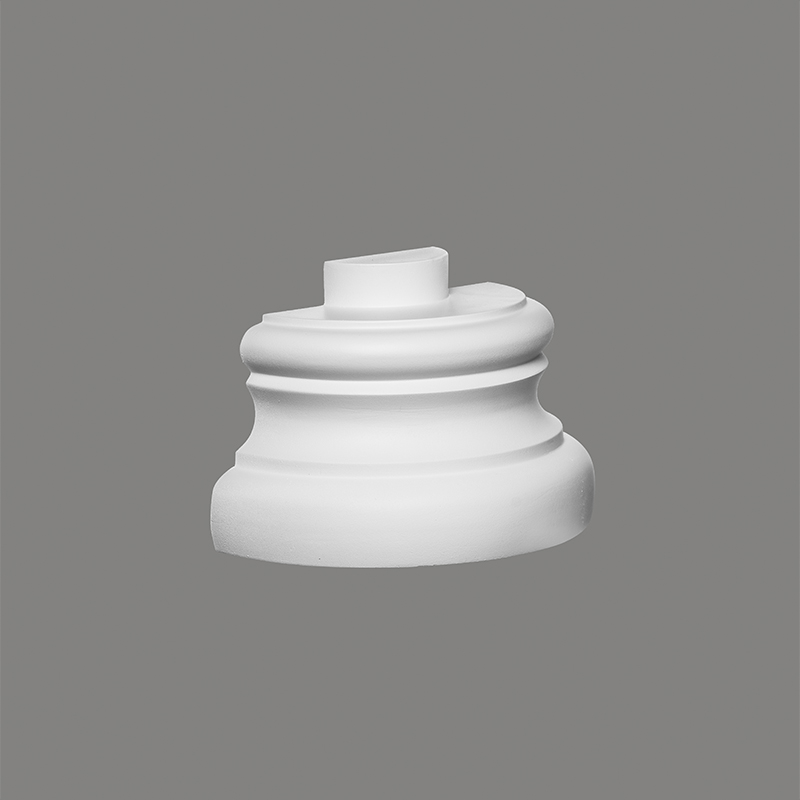 Mardom Halbsäulen Fußteil C5000-4H Profoam 240 x 120 x 130 mm Weiß für Halbsäule und Halbkapitell