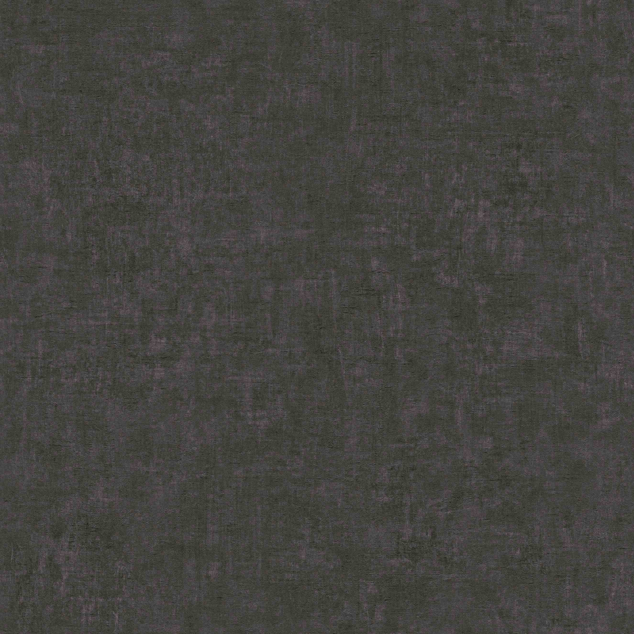 Rasch | Factory IV | 429268 | Vliestapete | Einfarbig | Uni | 0.53 x 10.05 m | Schwarz