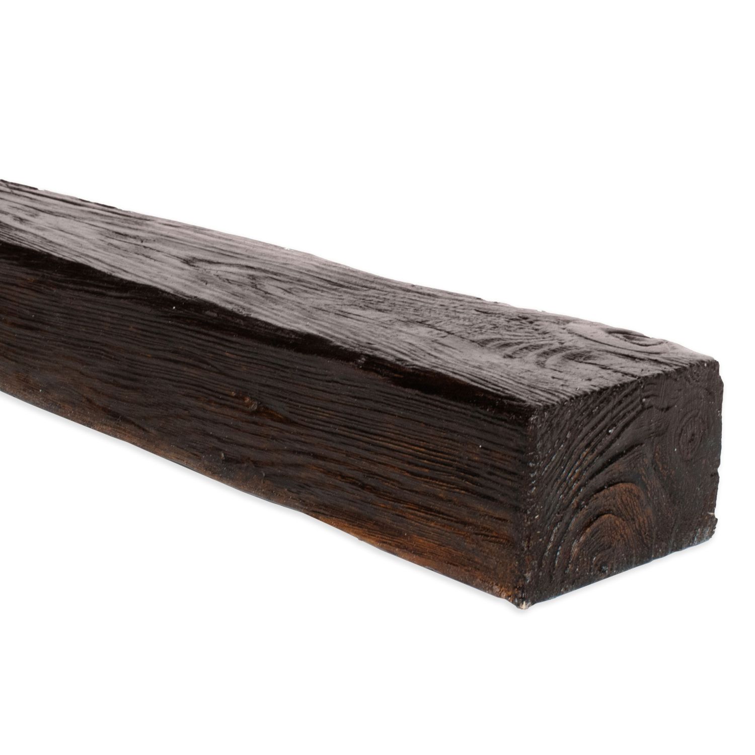 Elite Decor | PU-Balken "ED107" | Polyurethan | 60 x 90 mm | Eiche Dunkel | Deckenbalken