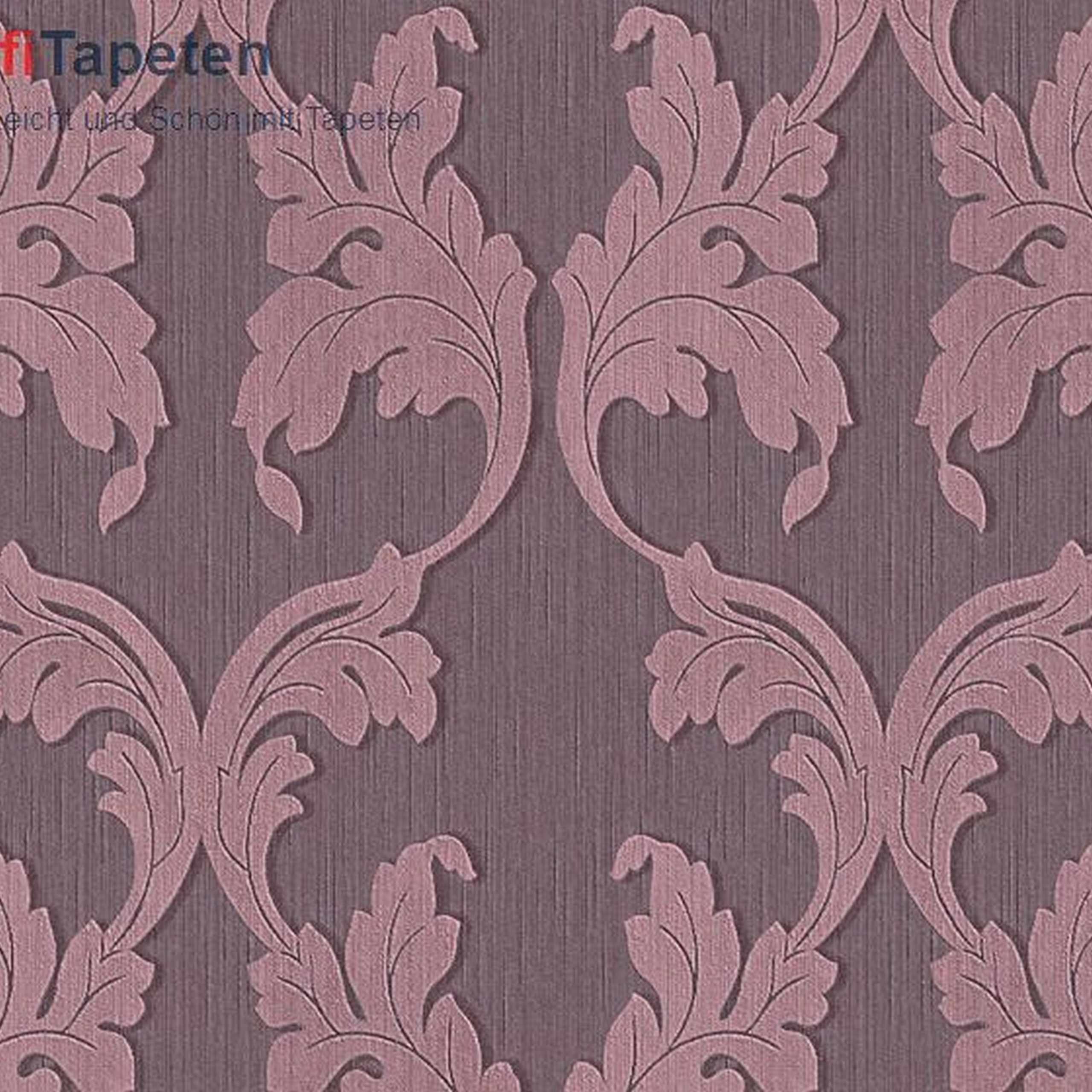 A.S. Creation | Tessuto | 956285 | Vliestapete | Barock | 0.53 x 10.05 m | Violett