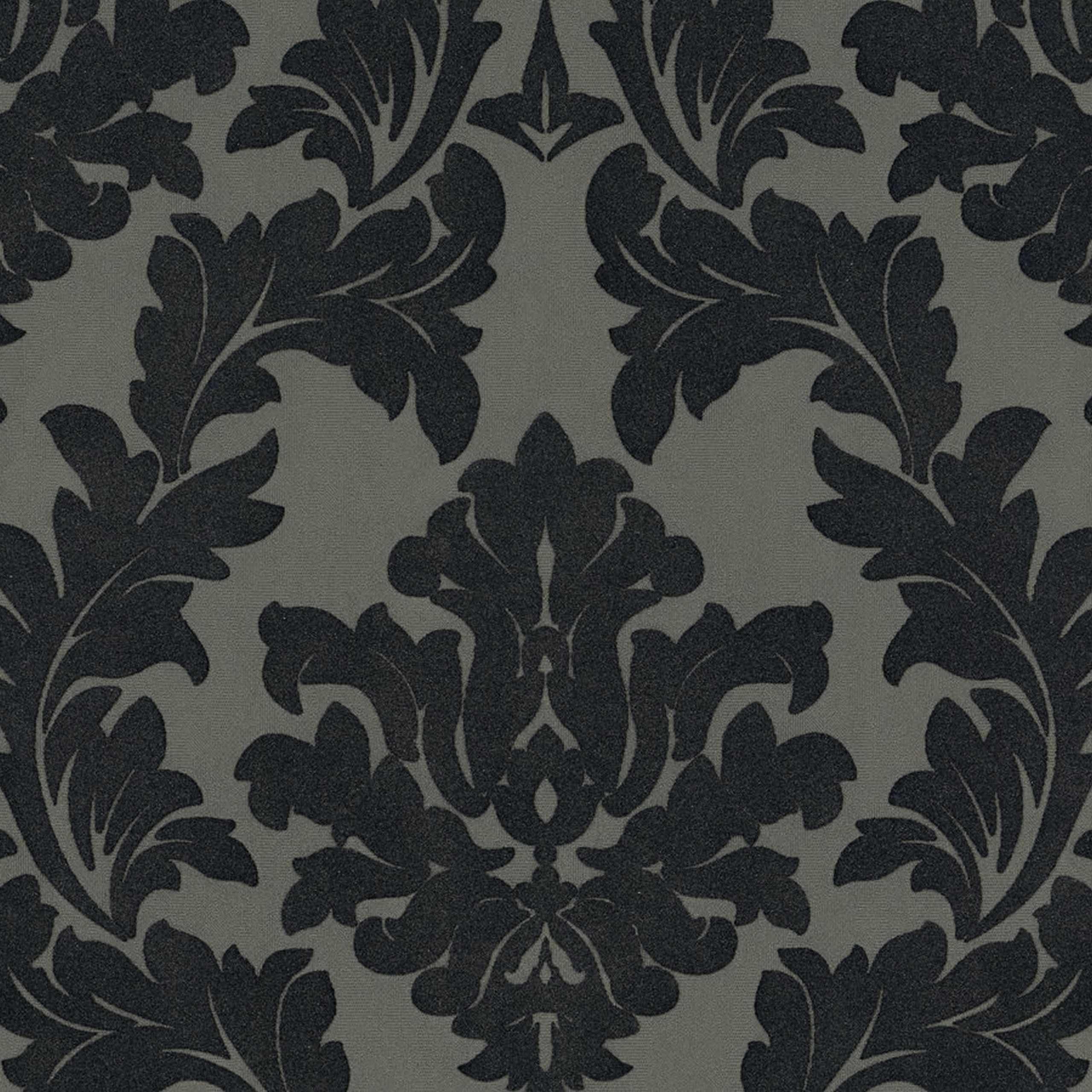 A.S. Creation | Castello | 335805 | Vliestapete | Vintage | Retro | 0.52 x 10.05 m | Grau