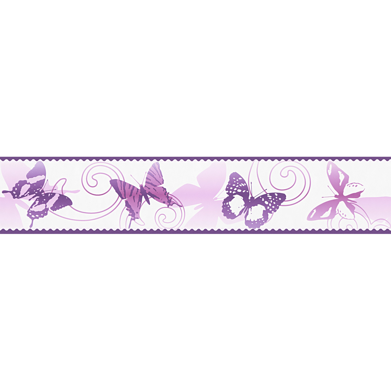 A.S. Creation | Only Borders 9 | 901224 | Papierbordüre | Borte | 0.1 x 5 m | Lila