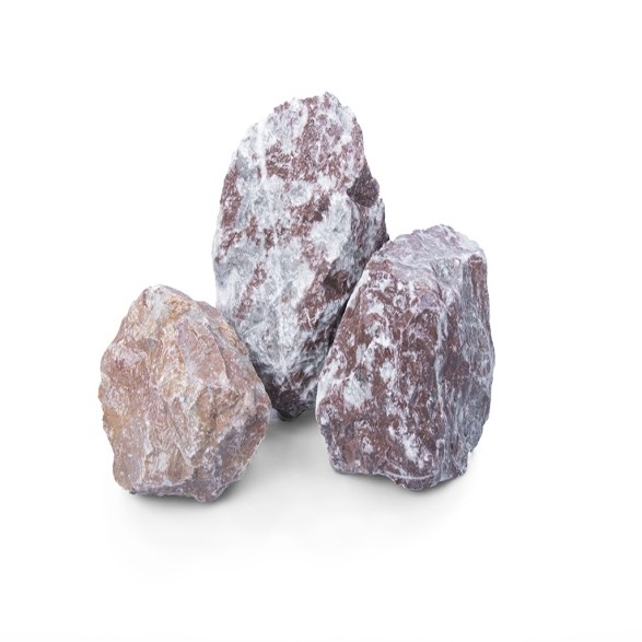 Classic Rocks 65 - 120 mm Gabionensteine Marmor Gabionen Rot Gartengestaltung GSH