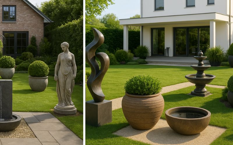 Stilvolle Außendeko im Garten: moderne Dekoelemente und Accessoires für Terrasse und Außenbereich, die ein wohnliches Ambiente schaffen 