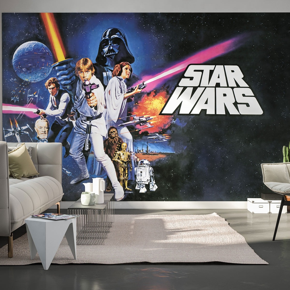 Komar Fototapete Star Wars Poster 250 x 400 cm Vlies Poster Galaxis Episode IV - Eine neue Hoffnung