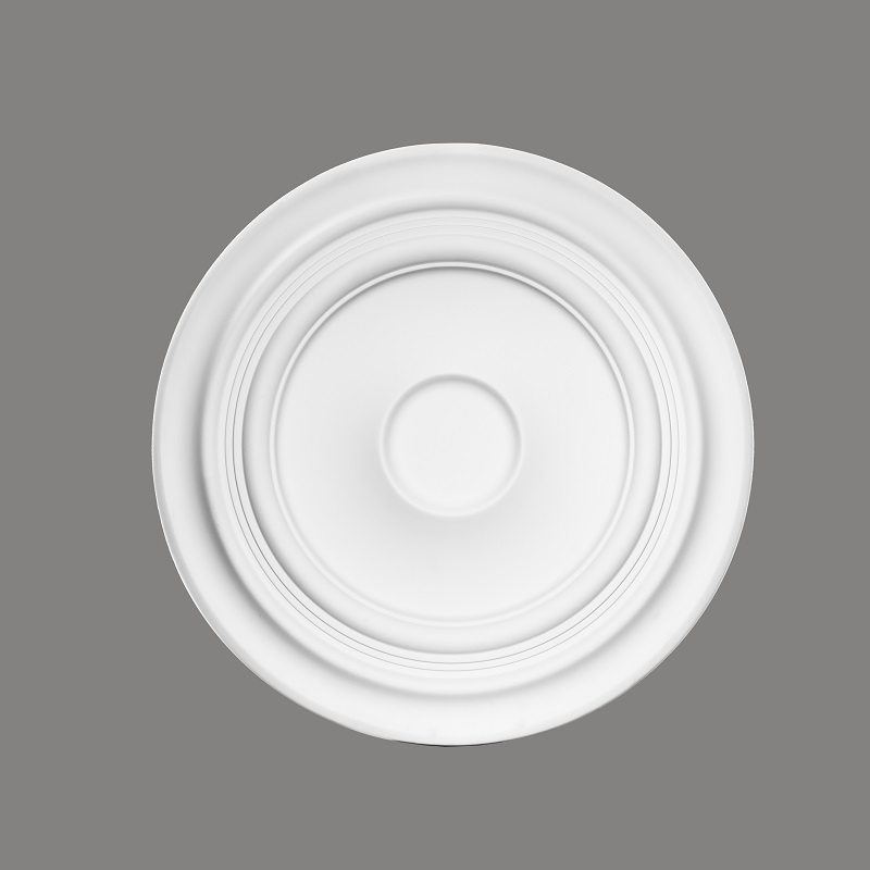 Mardom Rosette / Deckenkuppel B3038 Profoam 615 x 40 x 615 mm Weiß Stuckrosette Deckenrosette Rund