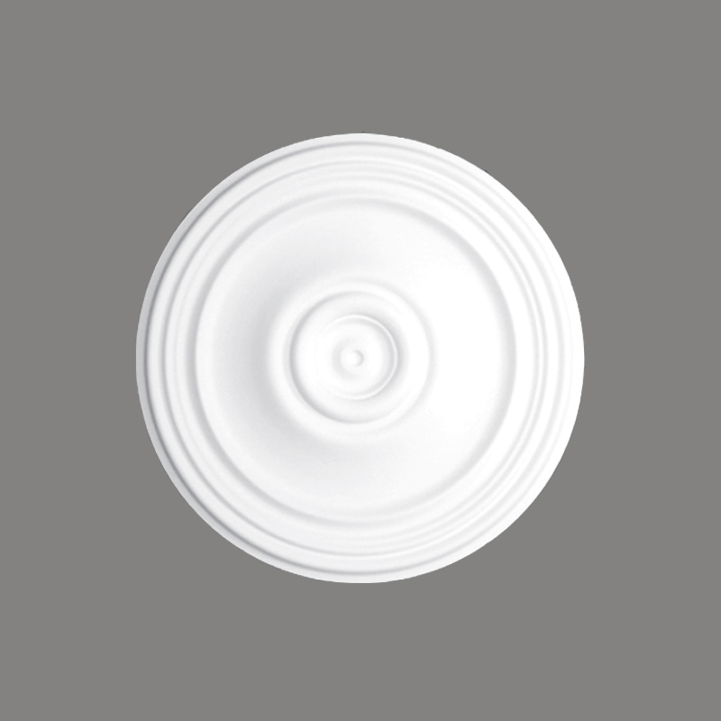 Mardom Rosette / Deckenkuppel B3025 Profoam 526 x 40 x 526 mm Weiß Stuckrosette Deckenrosette Rund