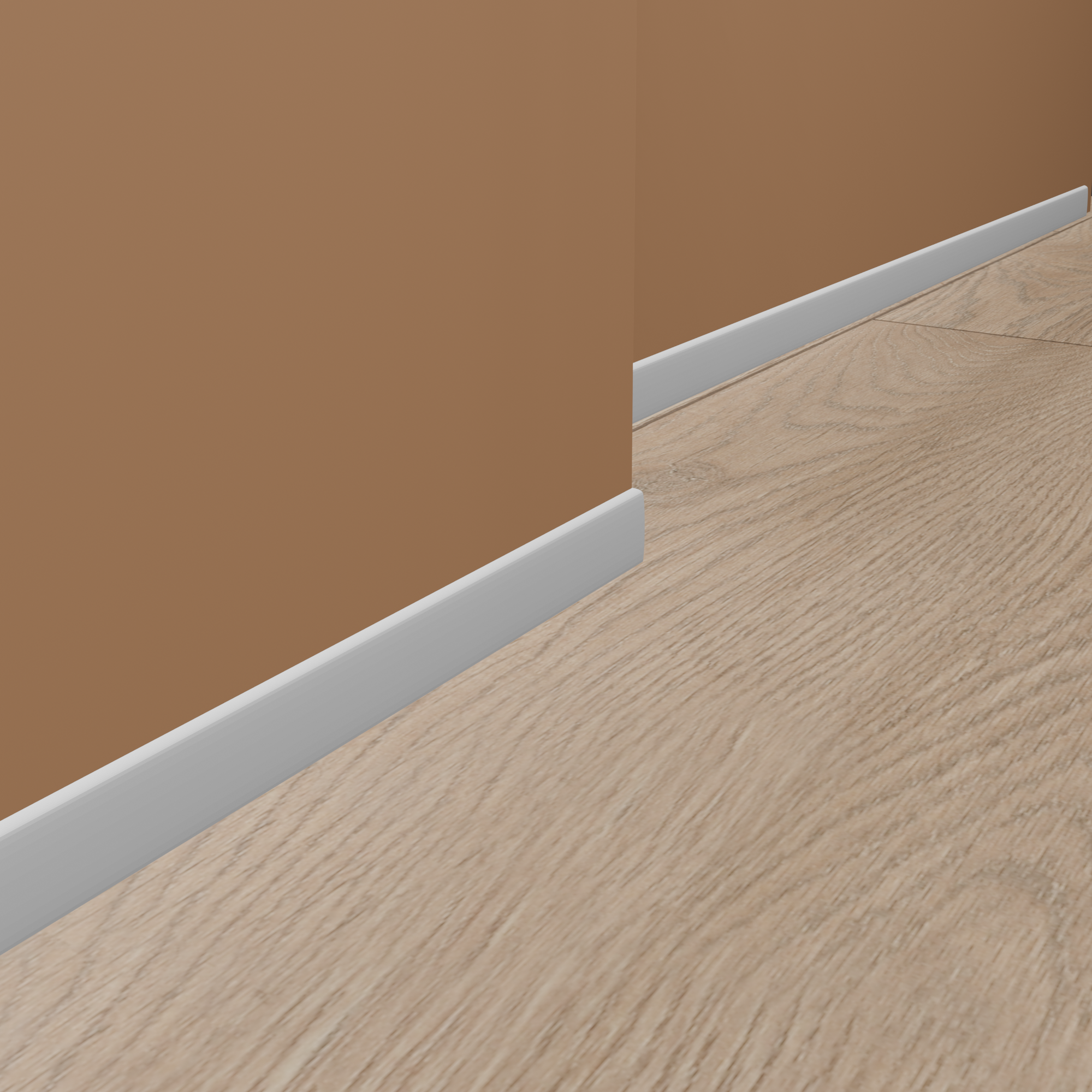 PROVISTON | Sockelleiste "NE234" | 14 x 78 x 2000 mm | Weiß | Fußleiste | Kabelkanal | Hochwertig PROVISTON | Sockelleiste "NE234" | 14 x 78 x 2000 mm | Weiß | Fußleiste | Kabelkanal | Hochwertig