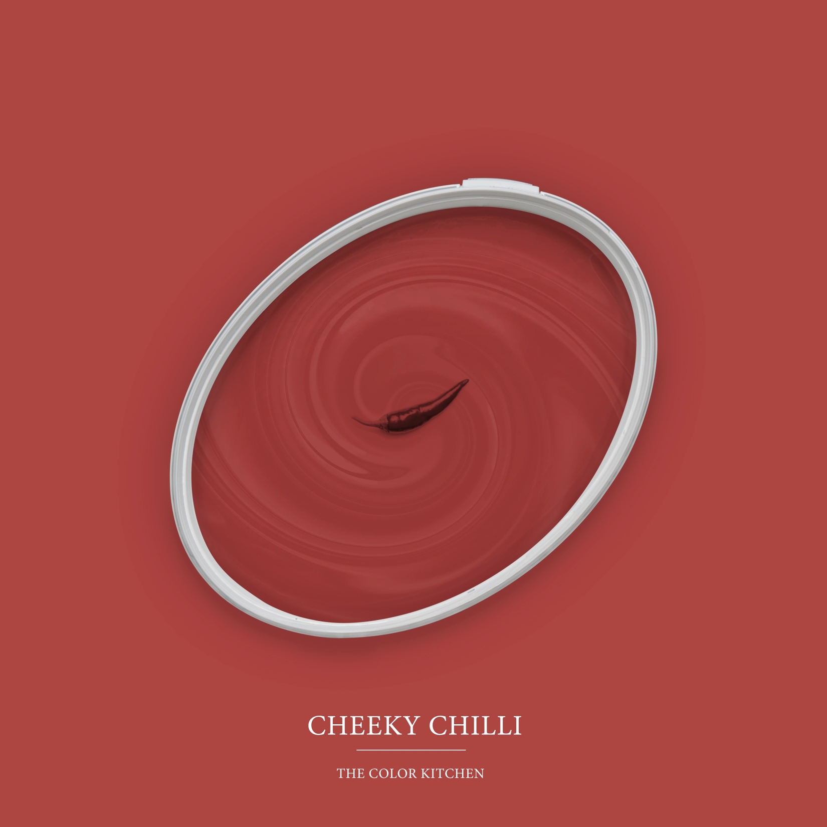 Wandfarbe Rot TCK7005 | Cheeky Chilli | Matte Innendispersion | Hohe Deckkraft
