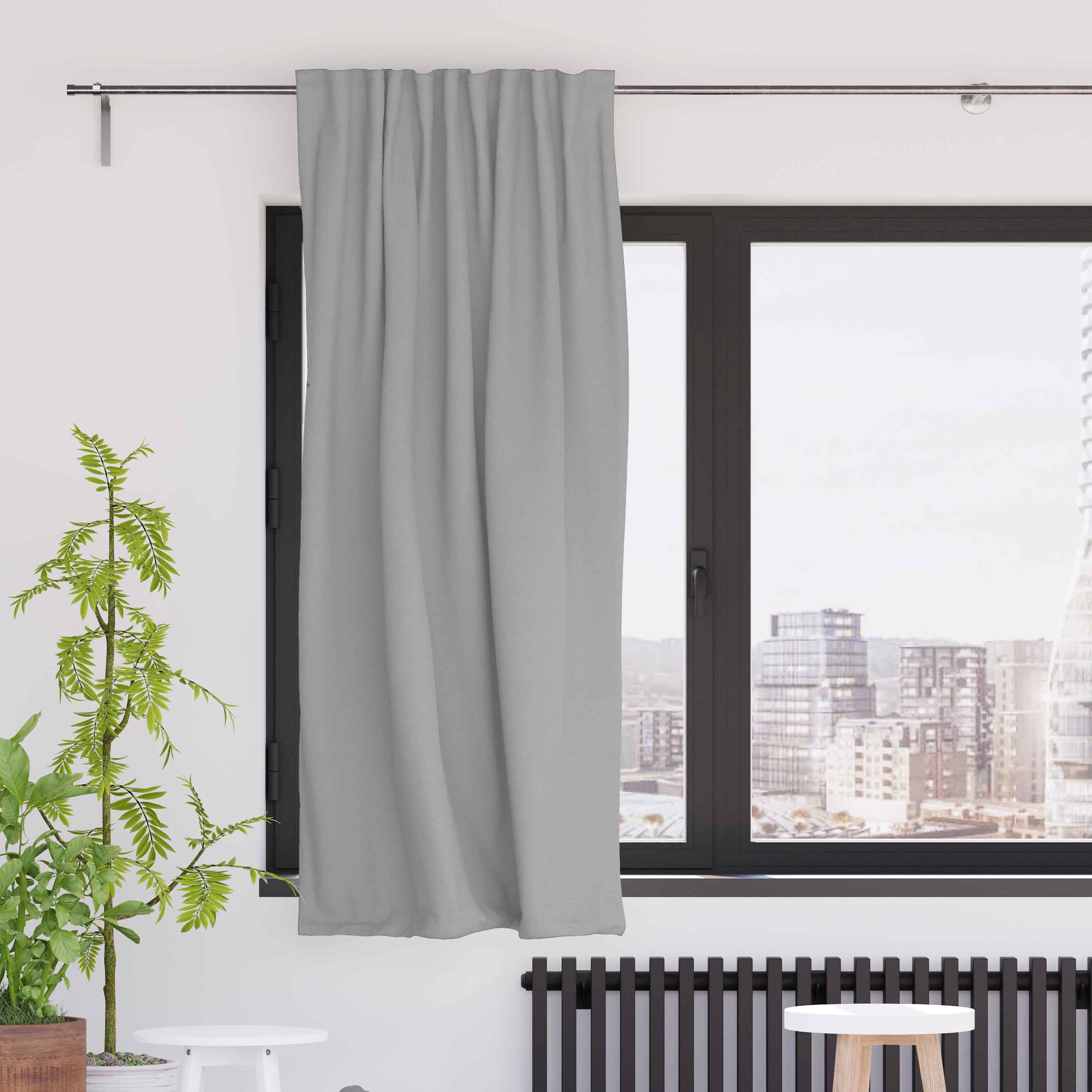 Schlaufenschal Danilo V3-No.30 | versch. Farben & Größen | Vorhang verdeckte Schlaufen | blickdicht